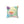 Cyan Floral Pattern Spun Polyester Square Pillow - Dipaliz - Throw Pillows