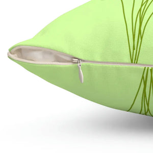 Pink Flowers Polyester Square Pillow Vibrant Home Decor - Dipaliz - Throw Pillows