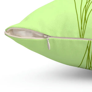 Pink Flowers Polyester Square Pillow Vibrant Home Decor - Dipaliz - Throw Pillows