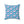 Polyester Square Pillow Pink Flowers Blue Decor - Dipaliz - Throw Pillows