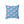 Polyester Square Pillow Pink Flowers Blue Decor - Dipaliz - Throw Pillows