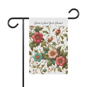 Vibrant Bloom House Banner – Poly Poplin Canvas - Dipaliz - Flags & Windsocks