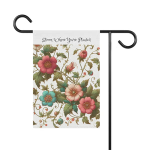 Vibrant Bloom House Banner – Poly Poplin Canvas - Dipaliz - Flags & Windsocks