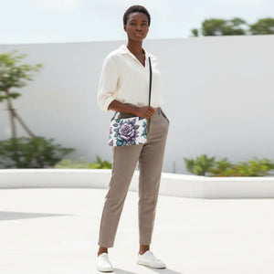 Bloom Rose Crossbody Bag - Premium Faux Leather - Dipaliz - Cross Body Bags