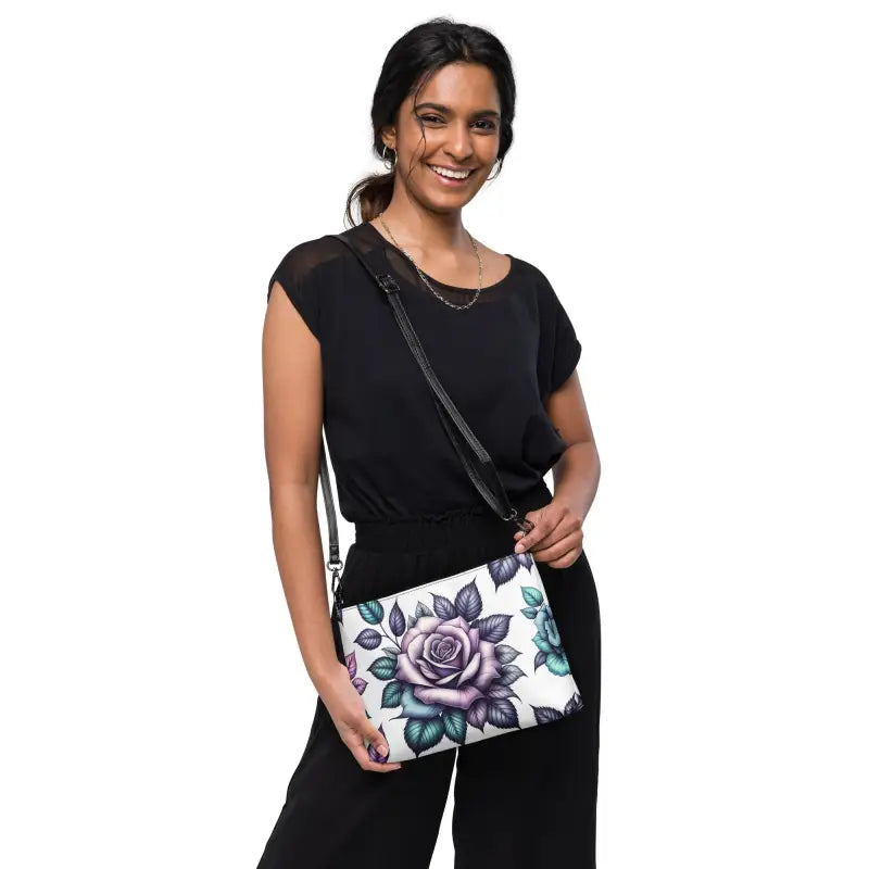 Bloom Rose Flower Crossbody Bag: Elevate your Style! - Handbag