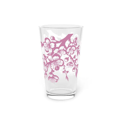 Cherry Blossom Pint Glass: Sip in Style and Elegance - 16oz Mug