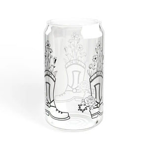 Sipper Glass with Gasket-push Bamboo Lid & Tritan Straw - Dipaliz - Tumblers