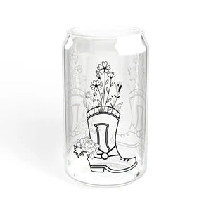 Sipper Glass with Gasket-push Bamboo Lid & Tritan Straw - Dipaliz - Tumblers