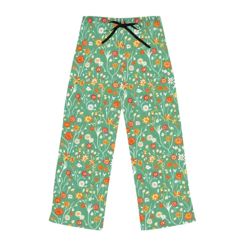 Flower-powered Women’s Pajama Pants for Ultimate Comfort - All Over Prints