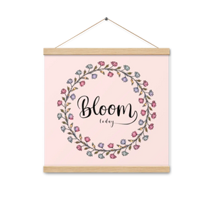 Bloom Poster Hanger – Natural Baltic Wood - Dipaliz - Posters Prints & Visual Artwork