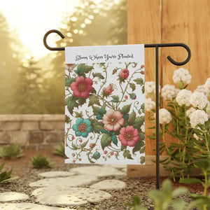 Bloom House Banner Poly Poplin Canvas Fabric - Dipaliz - 12’’ × 18’’ - Flags & Windsocks