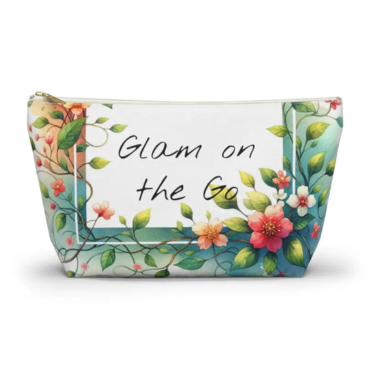 Blooming Beauties: Spring Flowers Accessory Pouch - Bags