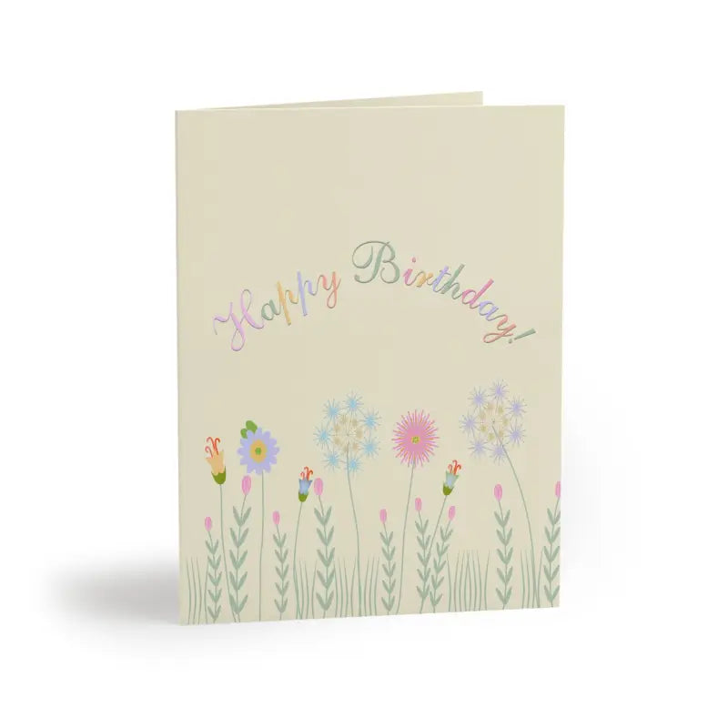 Blooming Birthday Happiness with Greeting Cards - 24 Pcs / Matte / 4.25” x 5.5” Paper Products