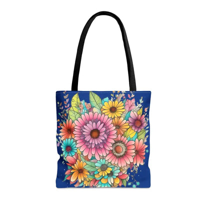 Elevate your Look with a Blooming Blue Tote Bag - Bags