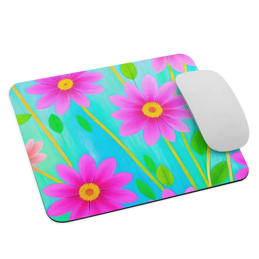 Blooming Brilliance: Floral Mouse Pad For Desk Delight