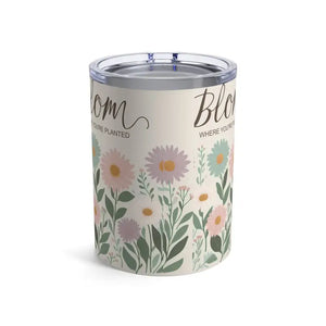 Blooming Floral Tumbler - Vibrant Nature Design - Dipaliz - 10oz - Tumblers