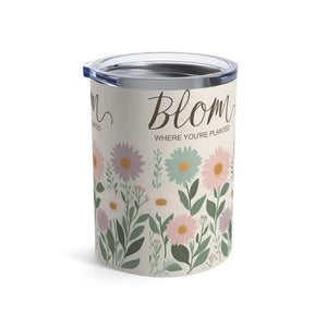 Blooming Floral Tumbler - Vibrant Nature Design - Dipaliz - 10oz - Tumblers