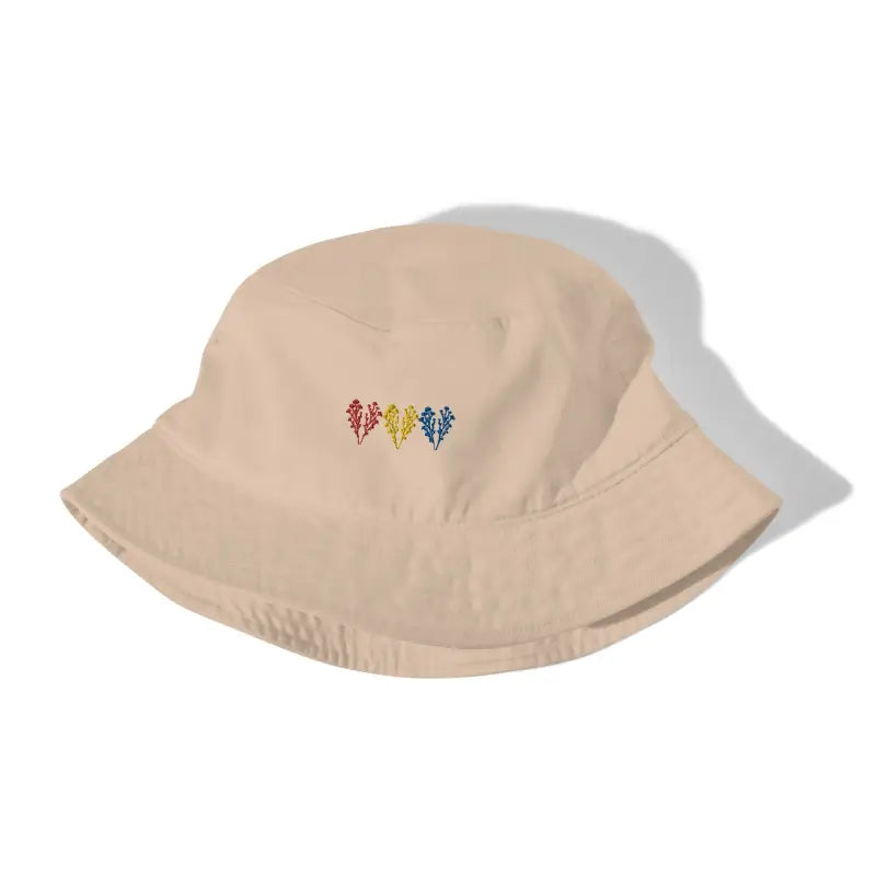 Eco-chic Wildflower Organic Bucket Hat for Fashionistas - Hats