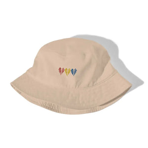Organic Bucket Hat Wildflowers Eco Sustainable Style - Dipaliz - Hats