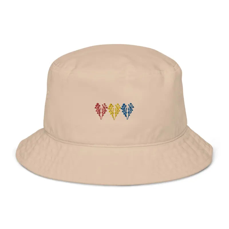 Eco-chic Wildflower Organic Bucket Hat for Fashionistas - Hats