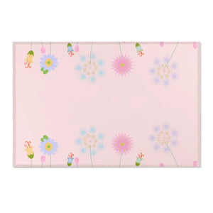 Pink Area Rugs - Floral Vibrant Charm Elegance - Dipaliz - 36’’ × 24’’