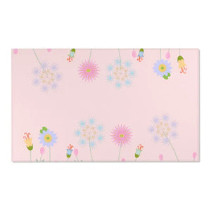 Pink Area Rugs - Floral Vibrant Charm Elegance - Dipaliz - 60’’ × 36’’