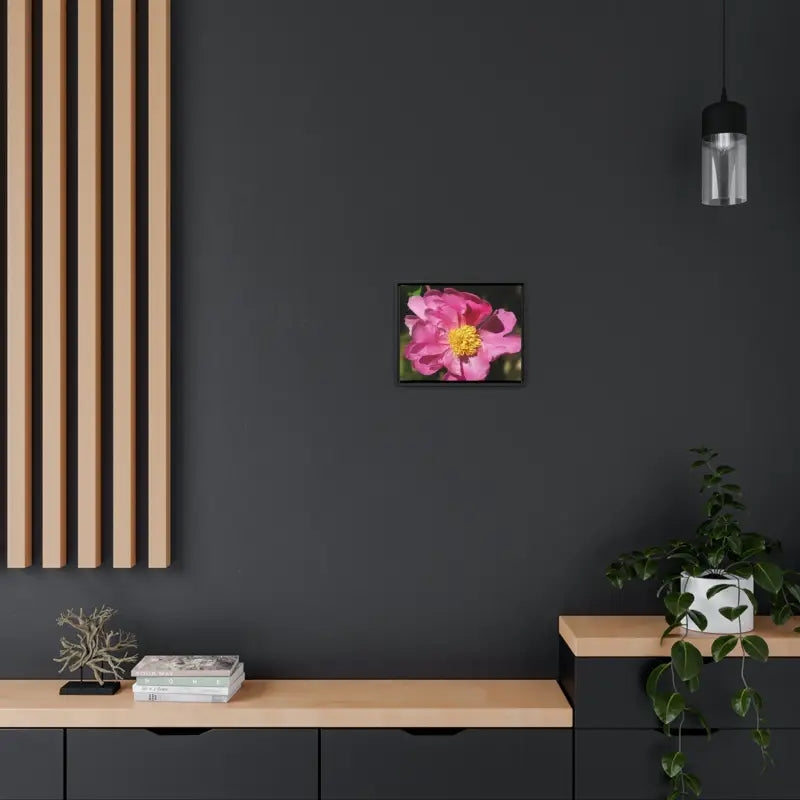 Elegance in Bloom: Pink Flower Gallery Canvas Wrap