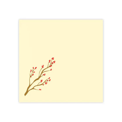 Blooming Red Flowers Post-it® Notes for a Vibrant Workspace - Paper Products