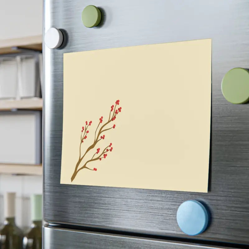 Blooming Red Flowers Post-it® Notes for a Vibrant Workspace - Paper Products