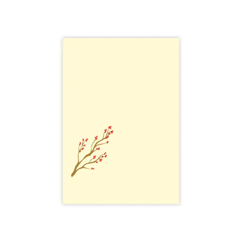 Blooming Red Flowers Post-it® Notes for Creative Workspace - Paper Products