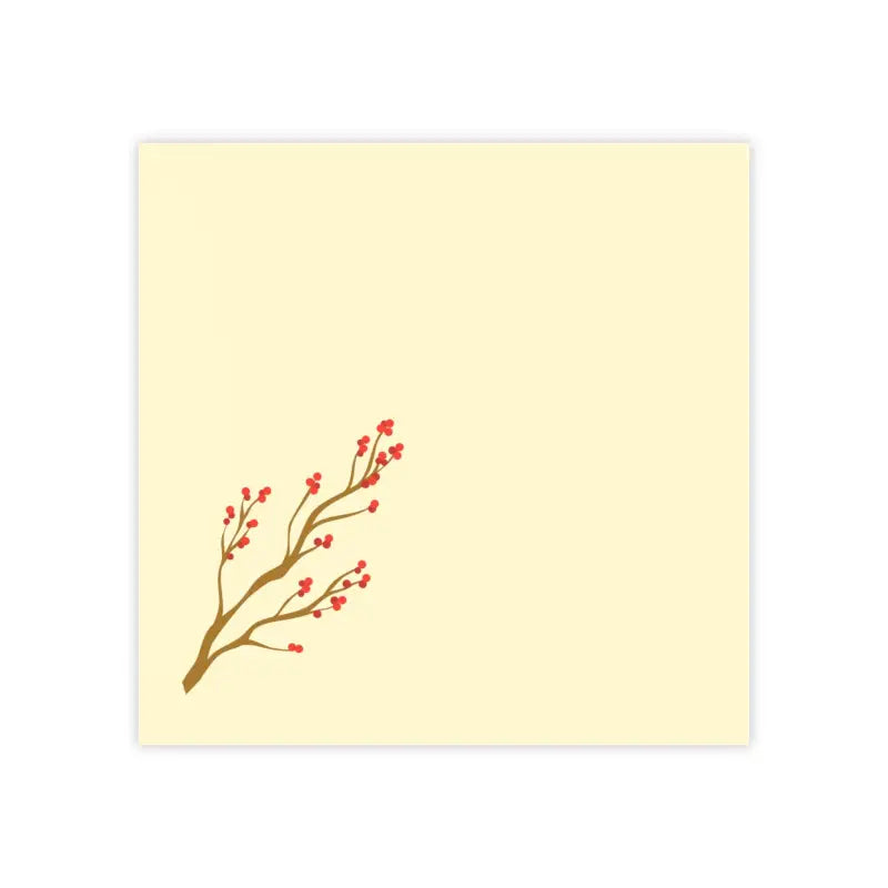 Blooming Red Flowers Post-it® Notes for a Vibrant Workspace - Paper Products