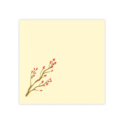 Blooming Red Flowers Post-it® Notes for Creative Workspace - Paper Products