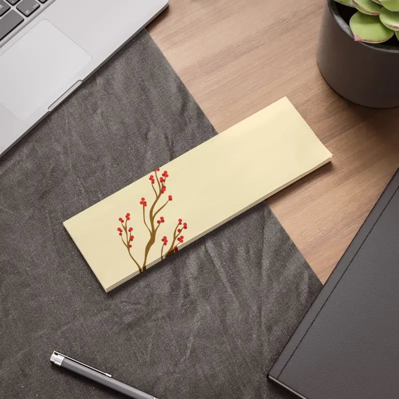 Blooming Red Flowers Post-it® Notes for a Vibrant Workspace - Paper Products