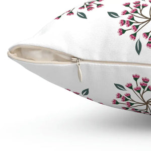 Polyester Square Pillow Spring Flowers Vibrant Decor - Dipaliz - Throw Pillows