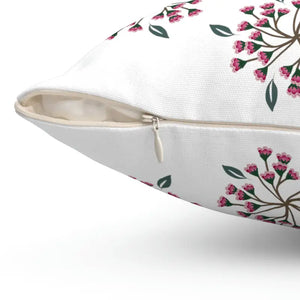 Polyester Square Pillow Spring Flowers Vibrant Decor - Dipaliz - Throw Pillows