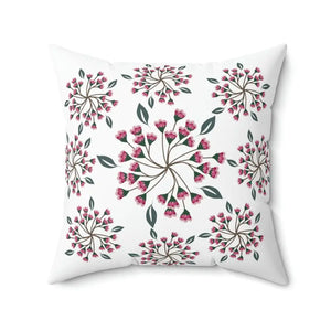 Polyester Square Pillow Spring Flowers Vibrant Decor - Dipaliz - 20’’ × - Throw Pillows
