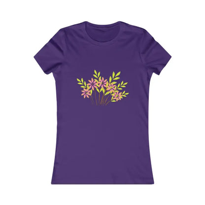 Blooming Women’s Favorite Tee – Elegance & Comfort Await! - s / Team Purple T-shirt