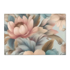 Flowers Area Rugs Pastel Floral Vibrant Home Decor - Dipaliz - 36’’ × 24’’