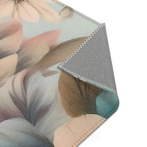 Flowers Area Rugs Pastel Floral Vibrant Home Decor - Dipaliz