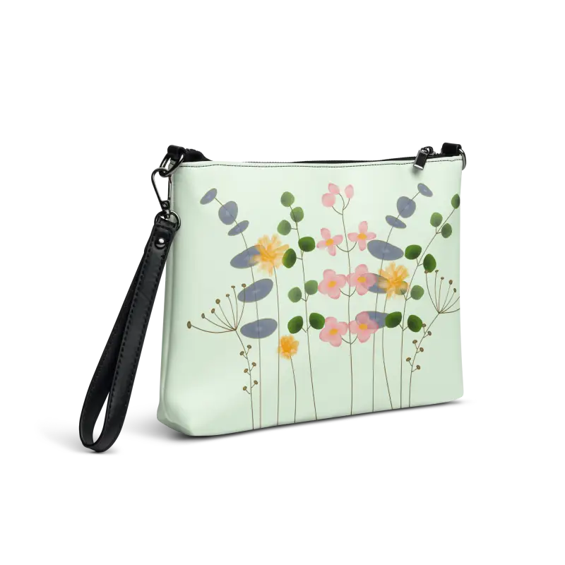 Bloom with the Wild Flowers Crossbody Bag! - Bags