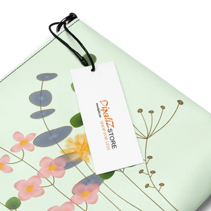 Wild Flowers Crossbody Bag Vibrant Floral Print Garden Party Style - Cross Body Bags