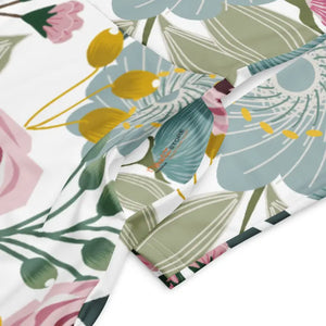 Floral Midi Dress Long Sleeve Spring Flowers Style - Dipaliz - Dresses