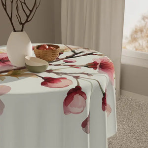 Blossom Floral Tablecloth Elegant Spring Celebration - Dipaliz - one Size / White - Tablecloths