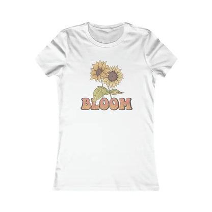 Blossom Boldly in your Favorite Women’s Bloom Tee - s / White T-shirt