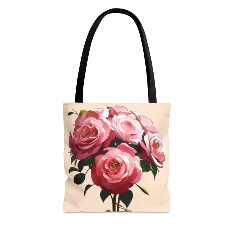 Blossom Rose Floral Print Tote: Elevate your Style! - Bags