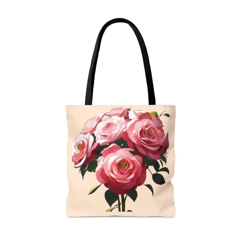 Blossom Rose Floral Print Tote: Elevate your Style! - Bags