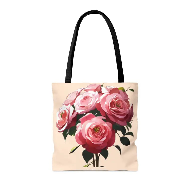 Blossom Rose Floral Print Tote: Elevate your Style! - Bags