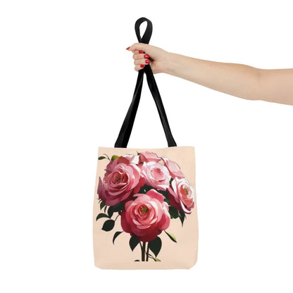 Blossom Rose Floral Print Tote: Elevate your Style! - Bags