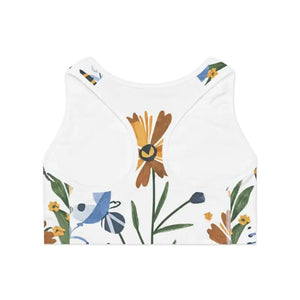 Sports Bras - Floral Bra - Stylish Workout Comfort - Dipaliz