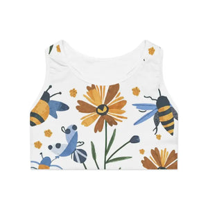 Sports Bras - Floral Bra - Stylish Workout Comfort - Dipaliz